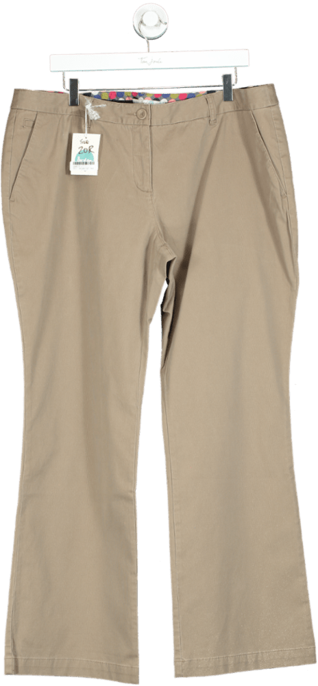 Boden Beige Women's Trousers UK 20R - Reliked