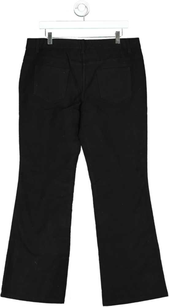 Boden Black Bootcut Moleskin Trousers UK 16 - Reliked