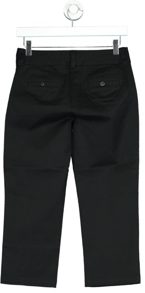 Boden Black Cropped Tailored Trousers UK 6P - Reliked