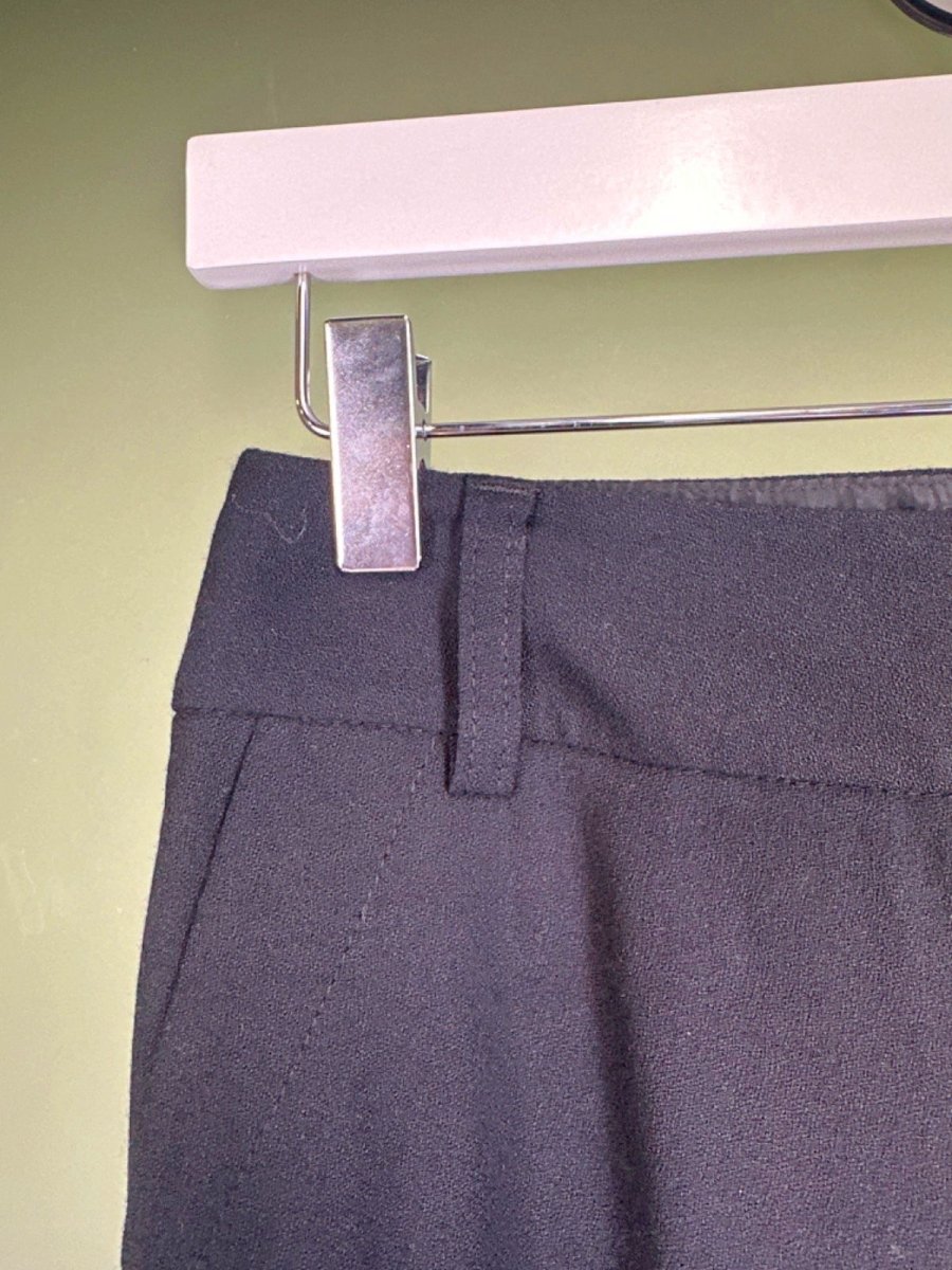 Boden Black Straight Leg Trousers UK 6 Long - Reliked