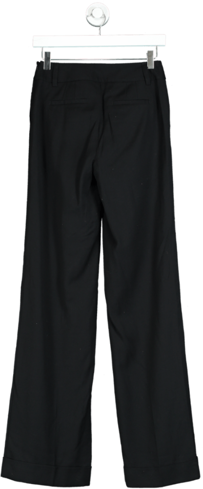 Boden Black Straight Leg Trousers UK 6 Long - Reliked