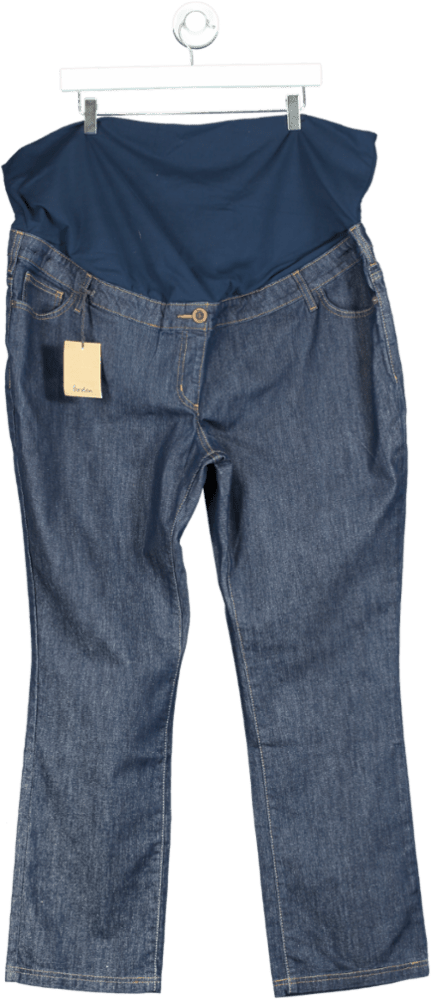 Boden Blue Maternity Straight Jeans UK 20 - Reliked