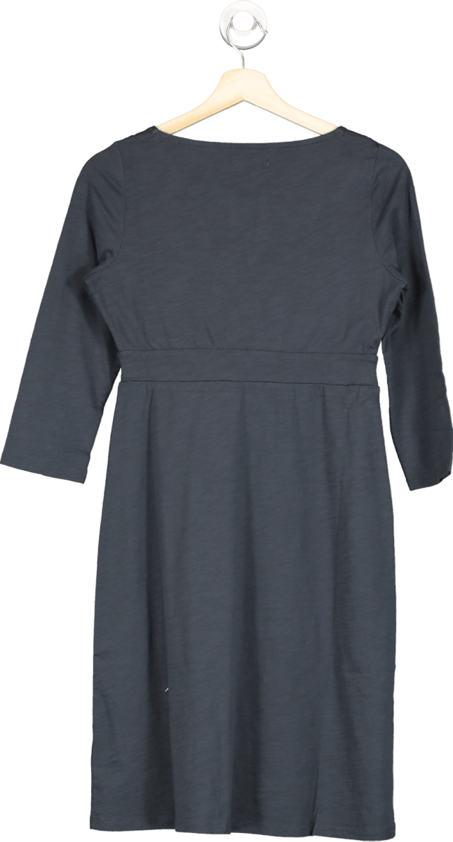 Boden Blue Notch Neck Jersey Shift Dress UK 6R - Reliked