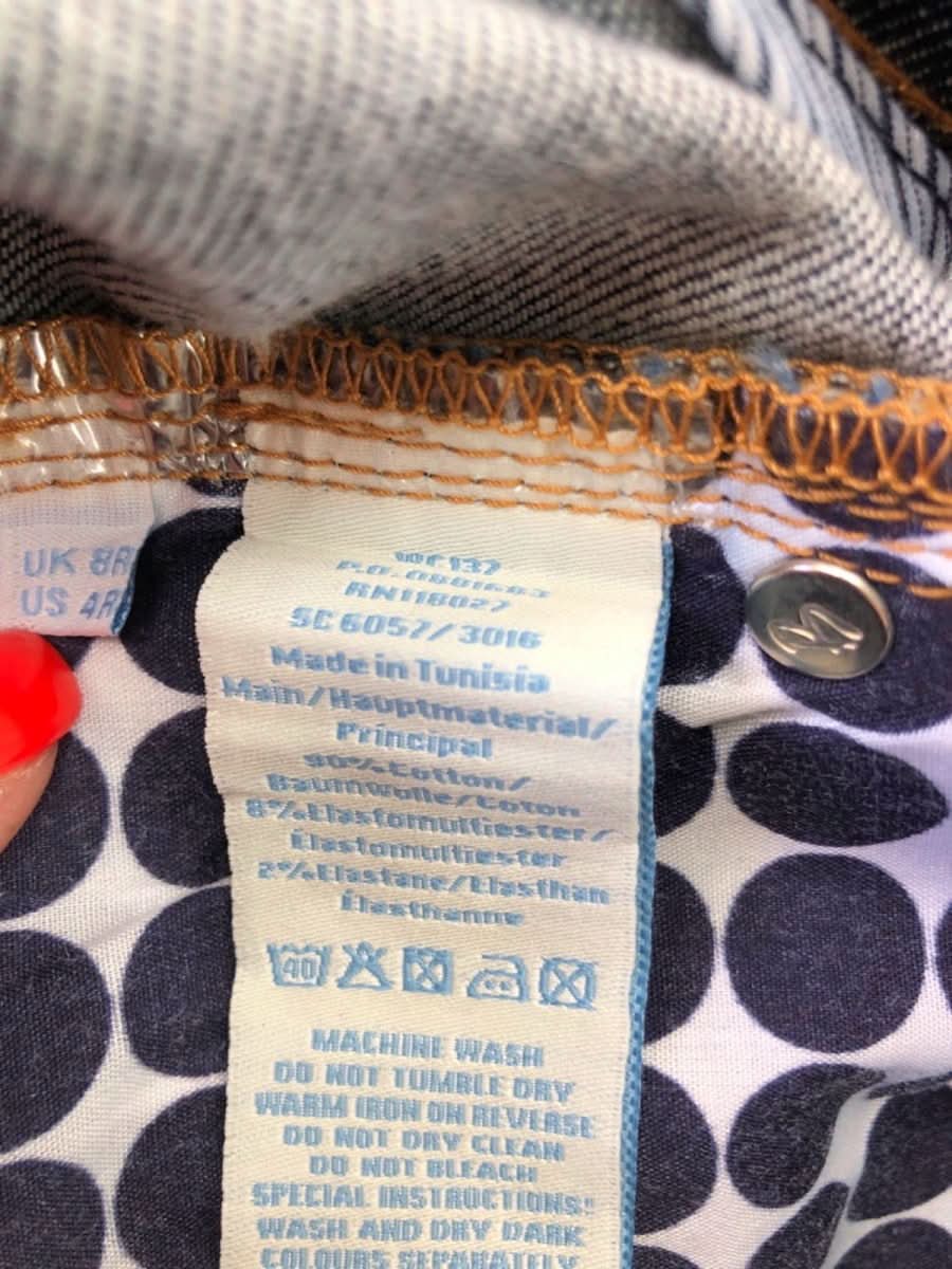 Boden Blue Skinny Fit Jeans UK 8R - Reliked