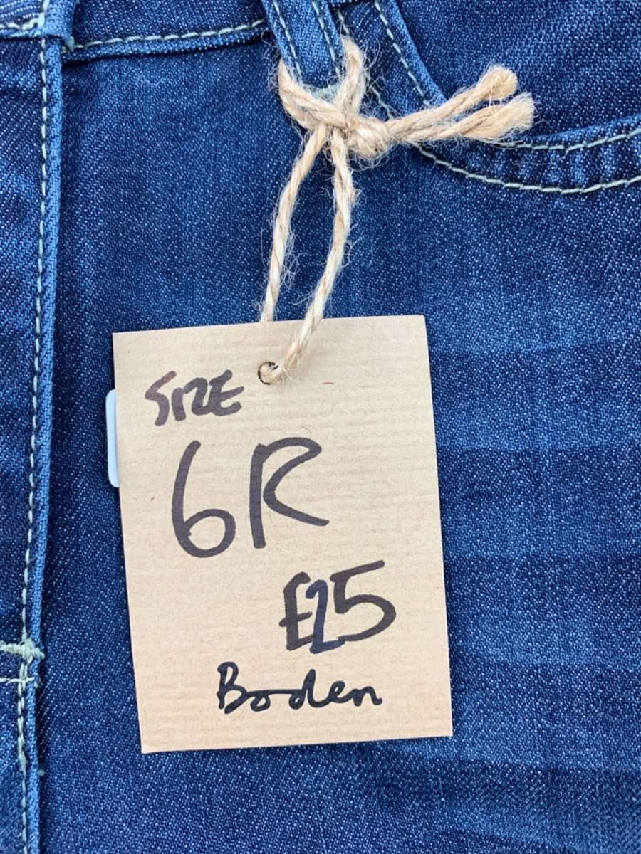 Boden Blue Skinny Jeans UK 6R - Reliked