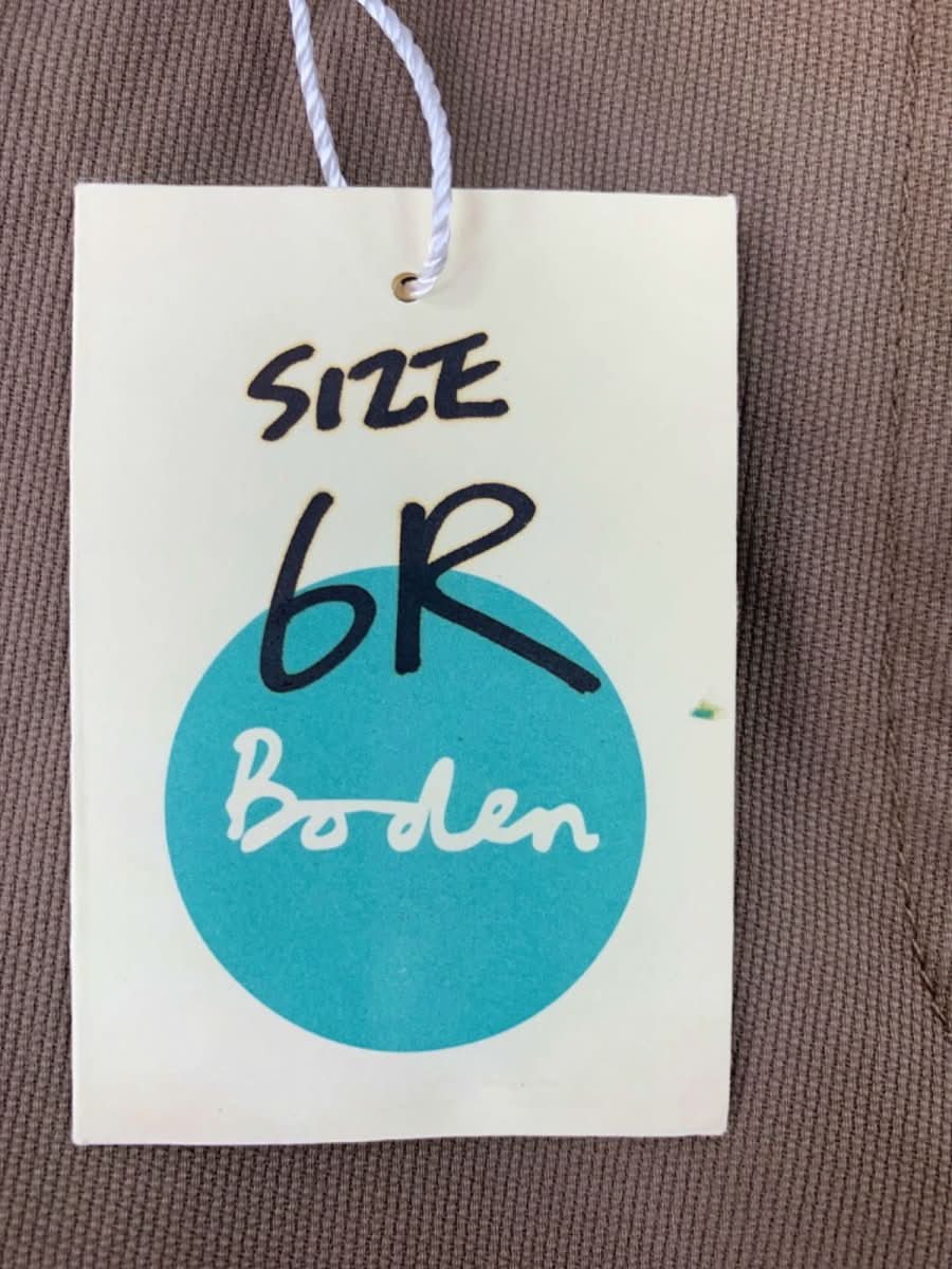 Boden Brown Classic Fit Trousers 6R - Reliked