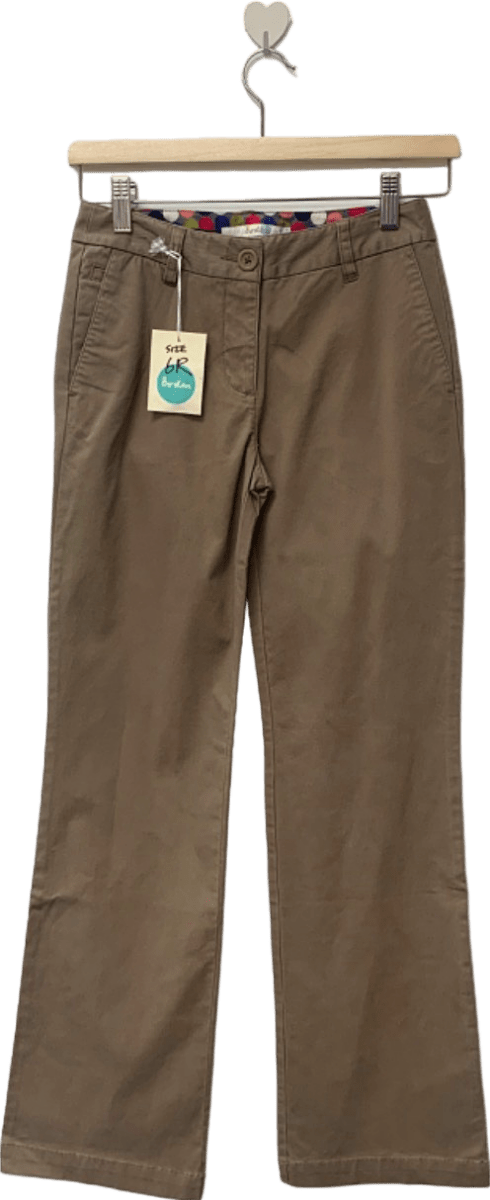 Boden Brown Classic Fit Trousers 6R - Reliked