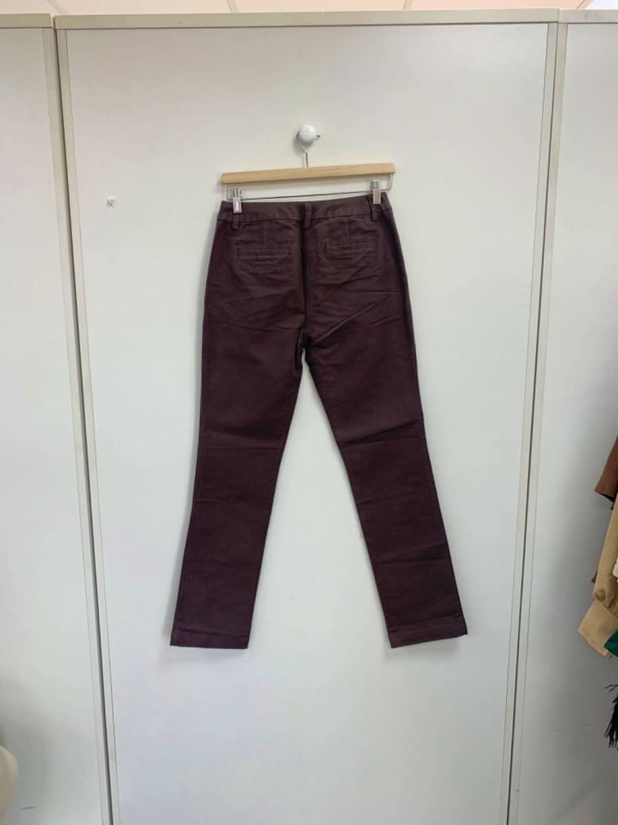 Boden Brown Polka Dot Lining Trousers UK 8R - Reliked