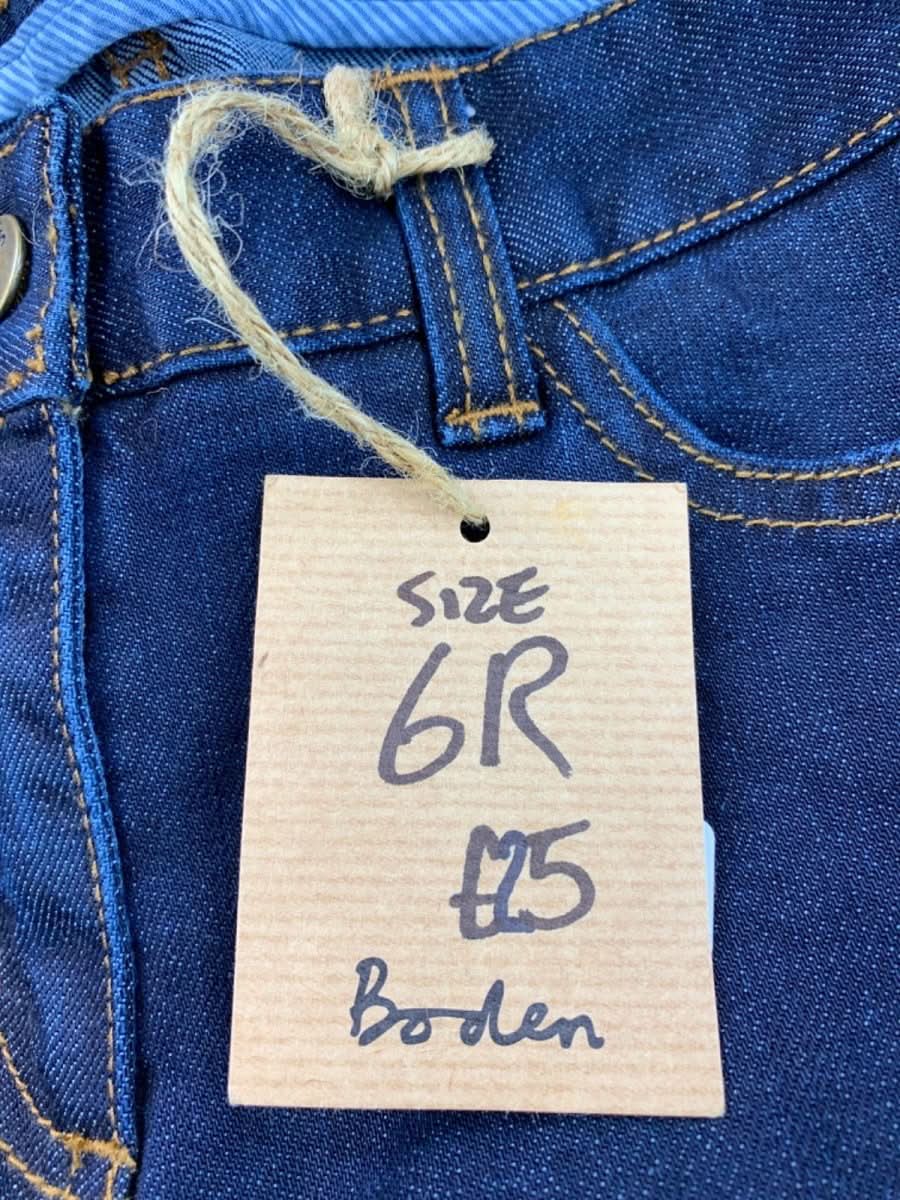 Boden Dark Blue Denim Jeans 6R - Reliked