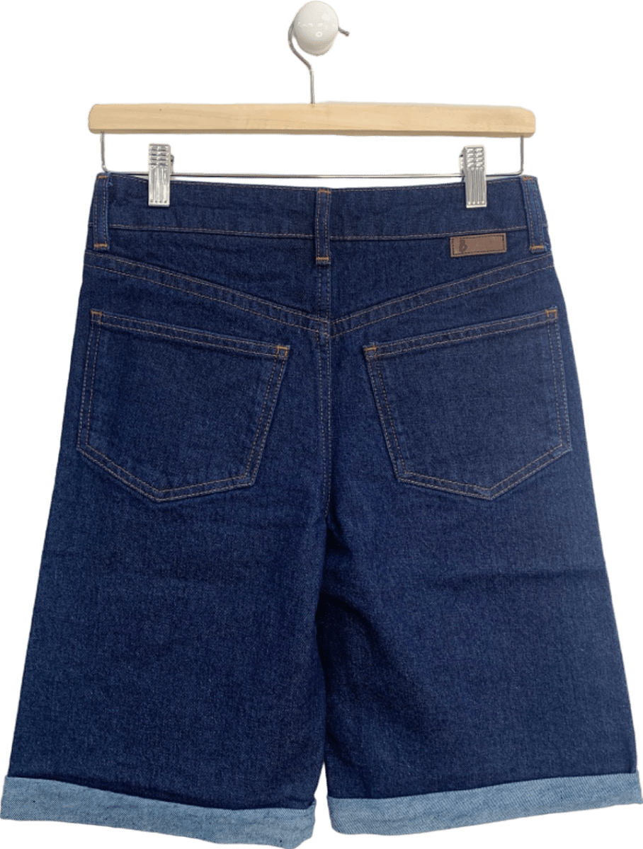 Boden Dark Blue Denim Shorts Size UK 6 - Reliked