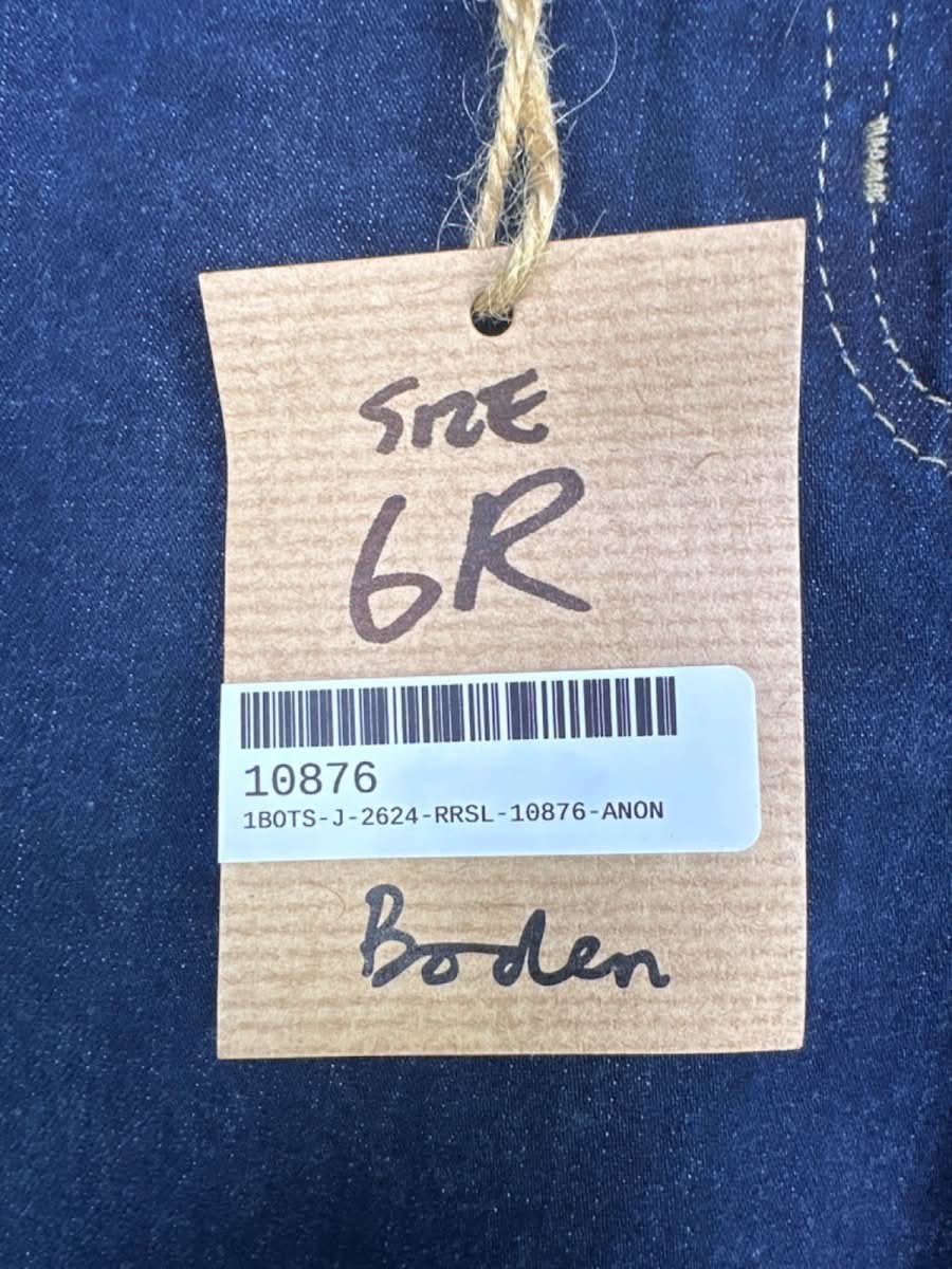Boden Dark Blue Regular Fit Jeans Size 6R - Reliked