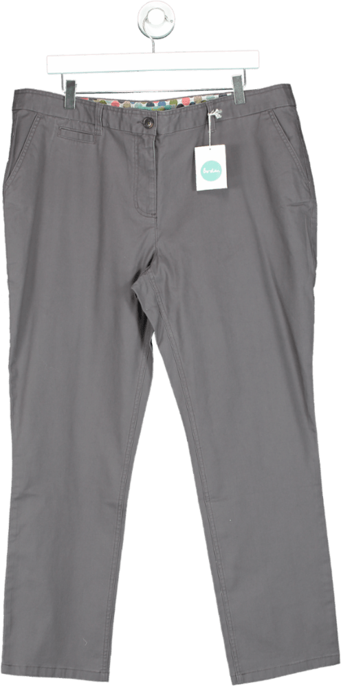 Boden Grey Ankle Skimmer Chino Trousers UK 18 - Reliked