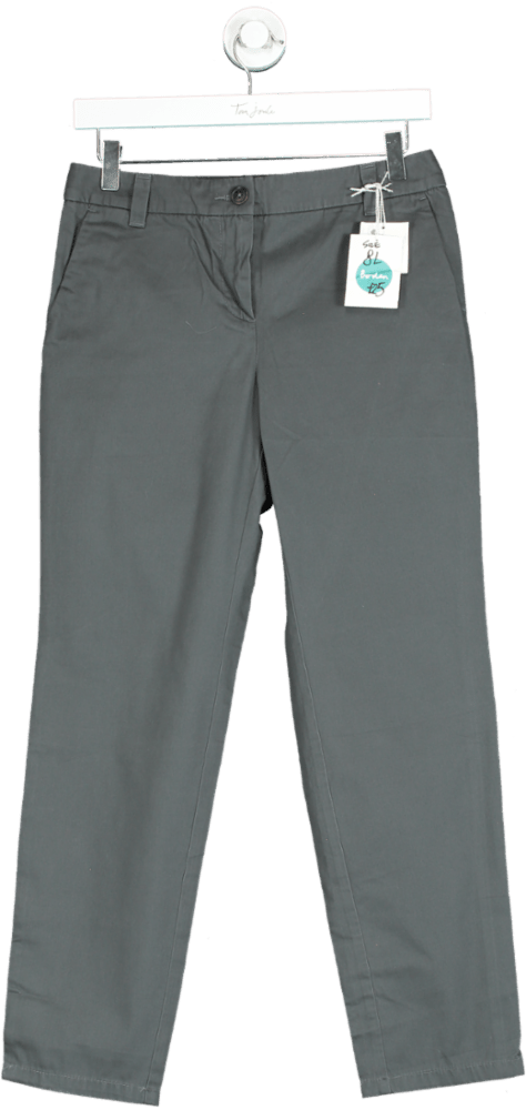 Boden Grey Chino Trousers UK 8 Long - Reliked