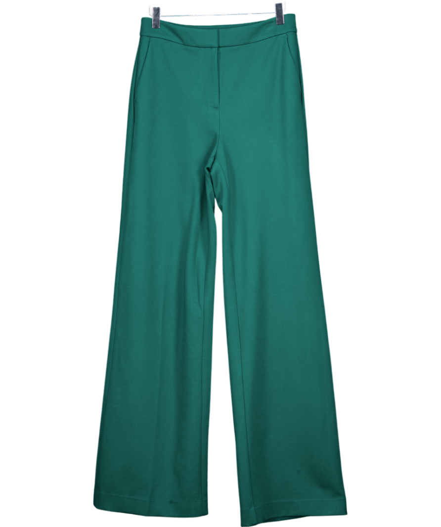 Boden Jade Green Viscose Blend Wide Leg treousers - Long Length UK 10 - Reliked