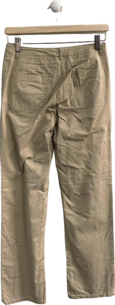 Boden Khaki Cotton Chino Trousers UK 6R - Reliked