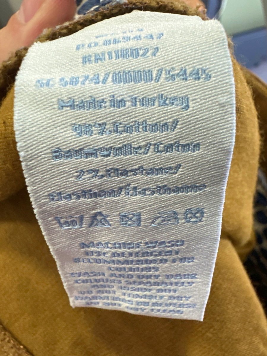 Boden Mustard Brown Corduroy Trousers UK 16R - Reliked