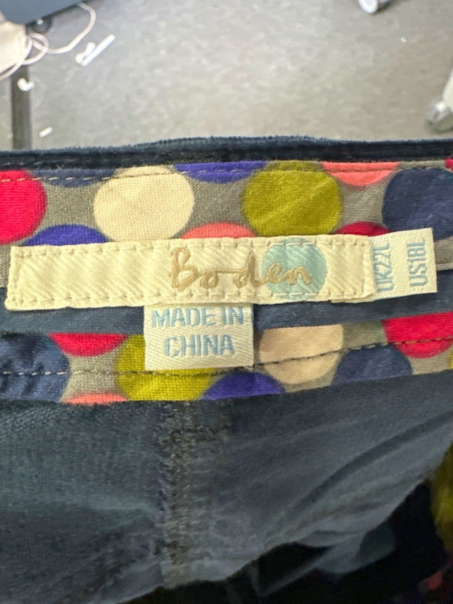 Boden Navy Corduroy Trousers UK 22L - Reliked