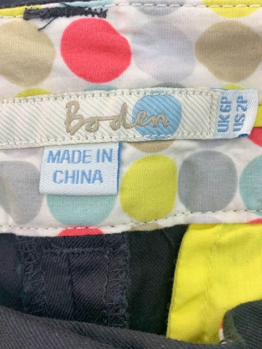 Boden Navy Cropped Trousers UK 6 - Reliked