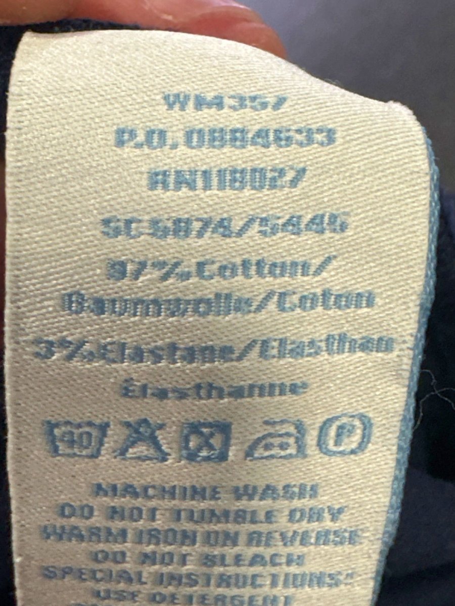 Boden Navy Petite Trousers UK 8 - Reliked