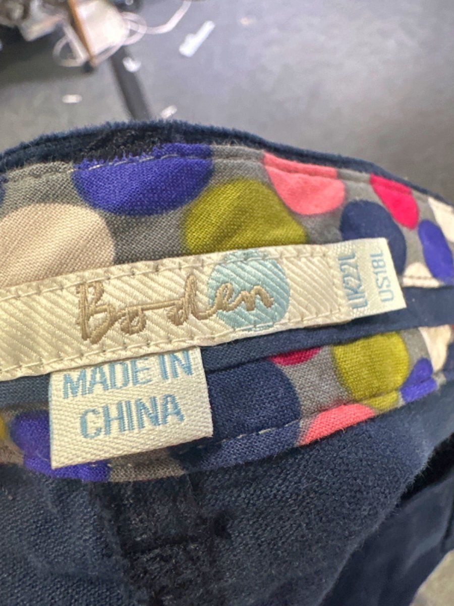 Boden Navy Trousers UK 22 Long - Reliked