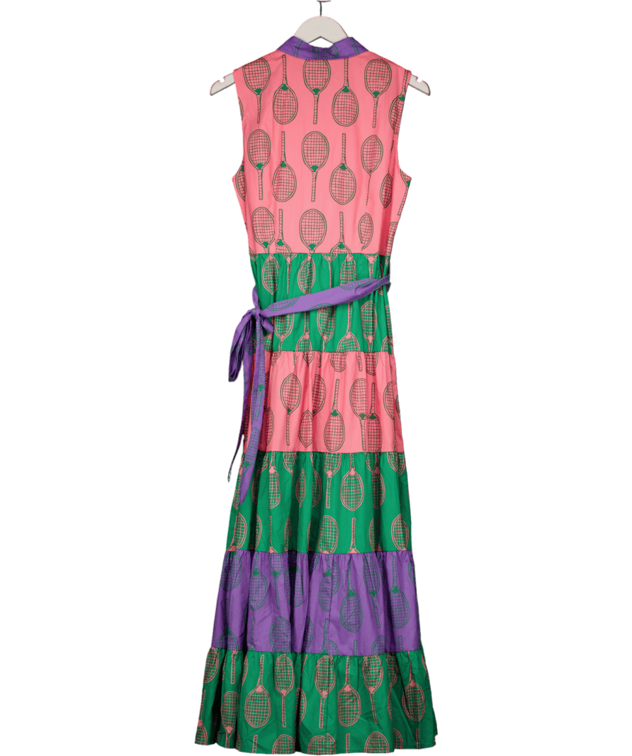 BODEN Pink Multi Tiered Shirt Dress UK 12 - Reliked