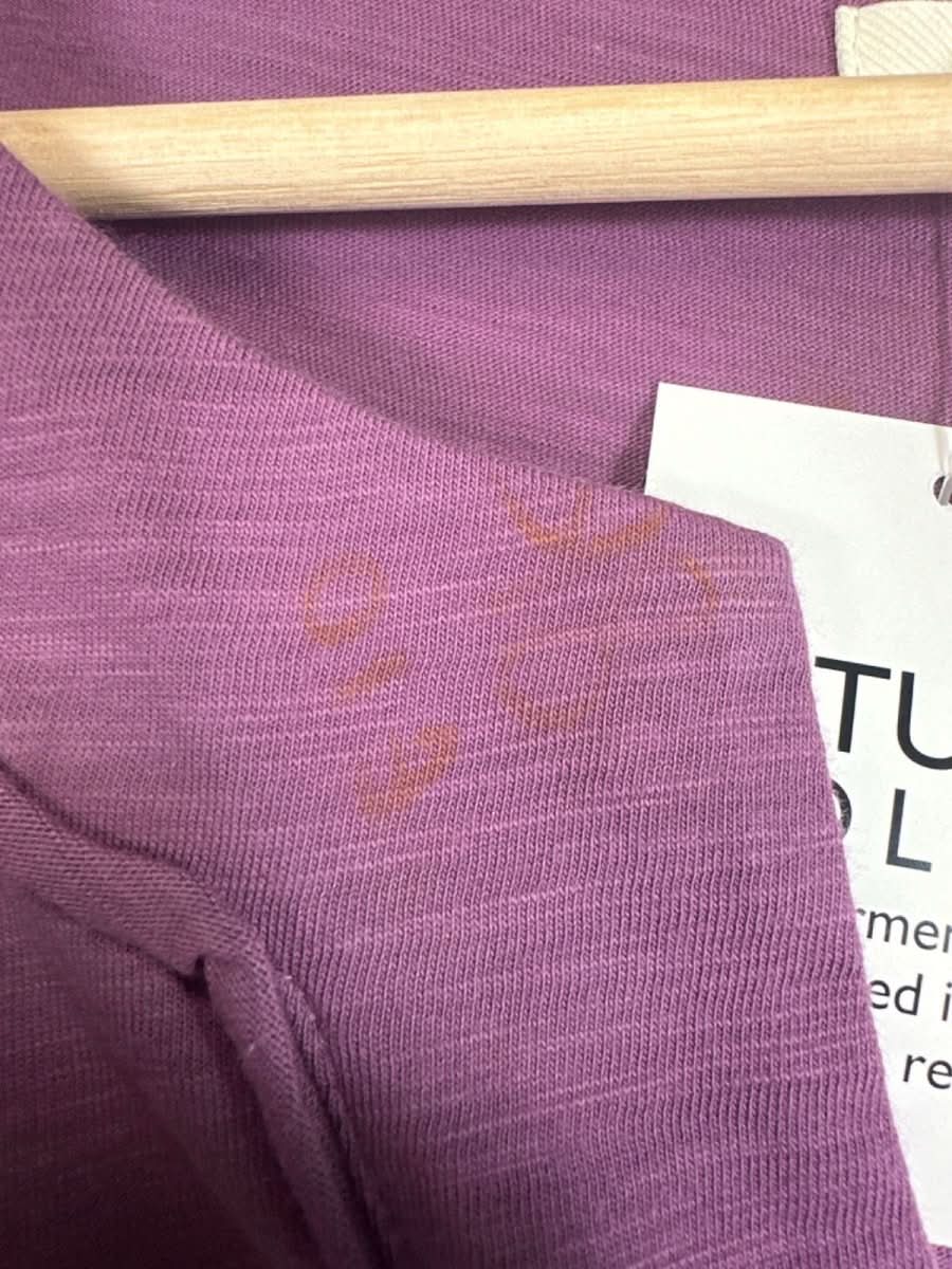 Boden Purple Notch Neck Jersey Shift Dress UK 10 - Reliked