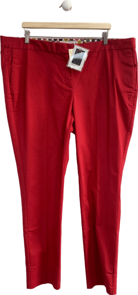 Boden Red Bistro Trouser Size 22L - Reliked