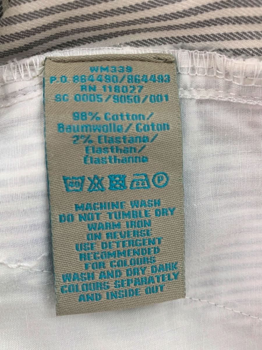 Boden White/Blue Striped Trousers UK 6R US 2R - Reliked