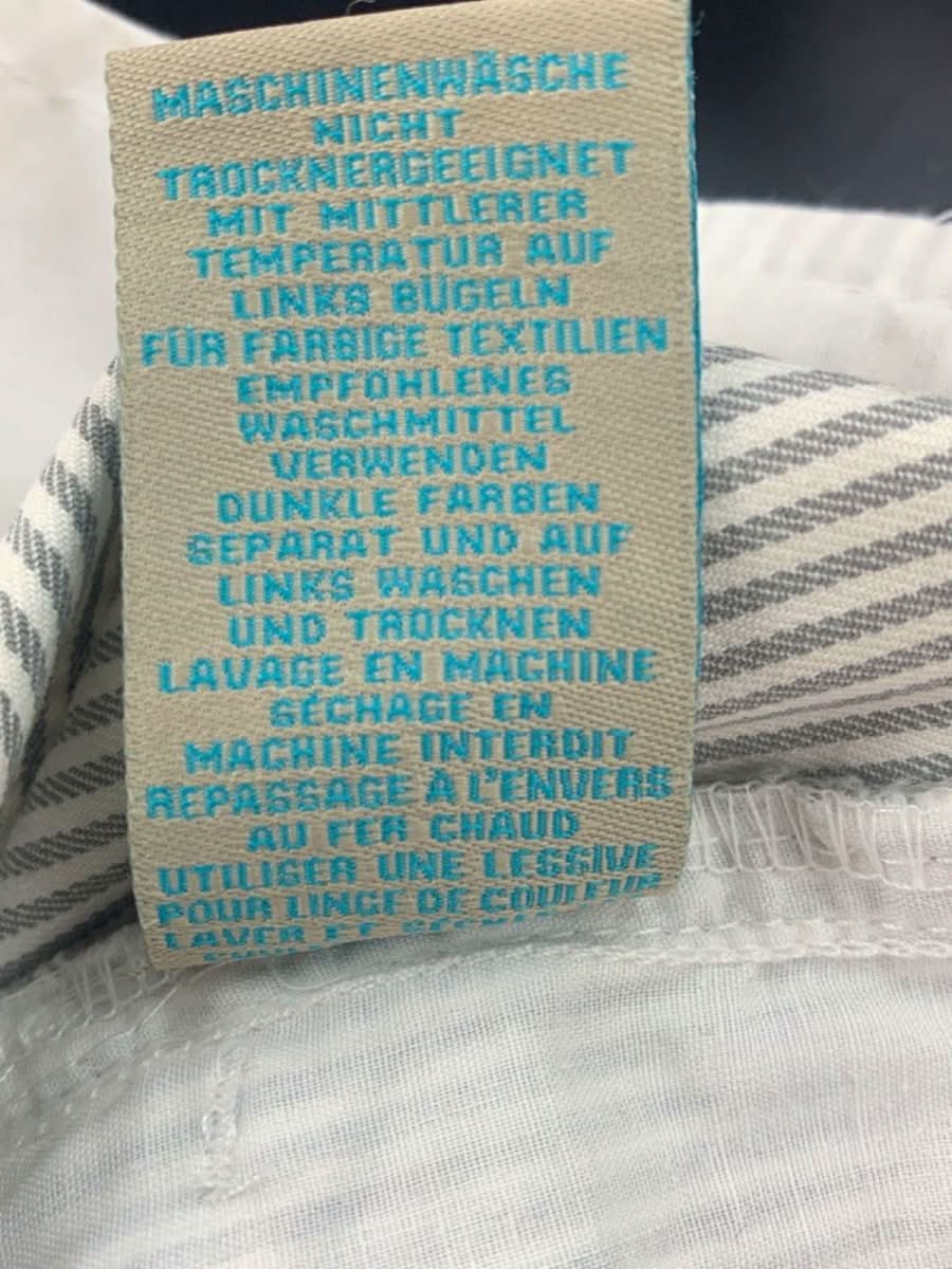 Boden White/Blue Striped Trousers UK 6R US 2R - Reliked