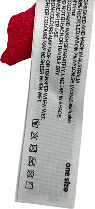 Bond - eye SWIM Red Clasp Scout 2 - piece bikini set One Size - Reliked