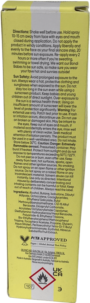 Bondi Sands Spf 50+ Everyday Face Mist 60g - Reliked