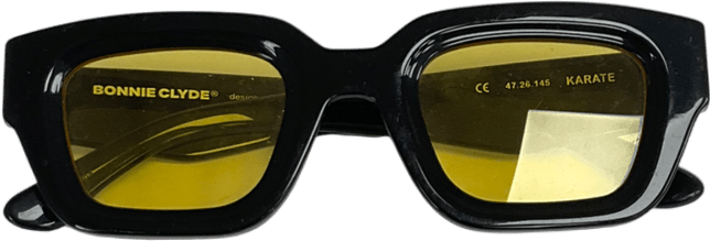 bonnie clyde Black Karate Sunglasses - Reliked