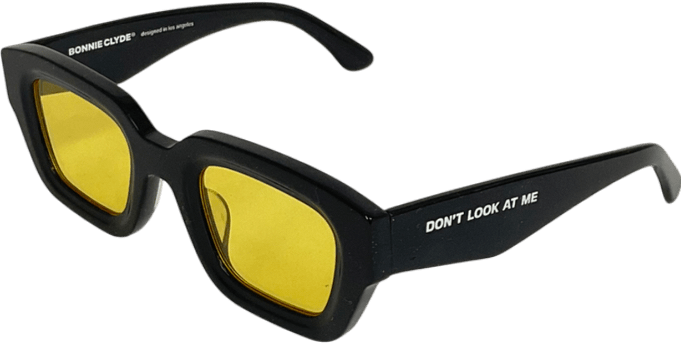 bonnie clyde Black Karate Sunglasses - Reliked