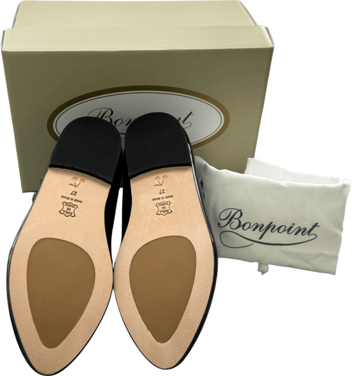 Bonpoint Belinda Leather Mary Janes - Black Patent Leather UK 9.5 EU 27 👼 - Reliked