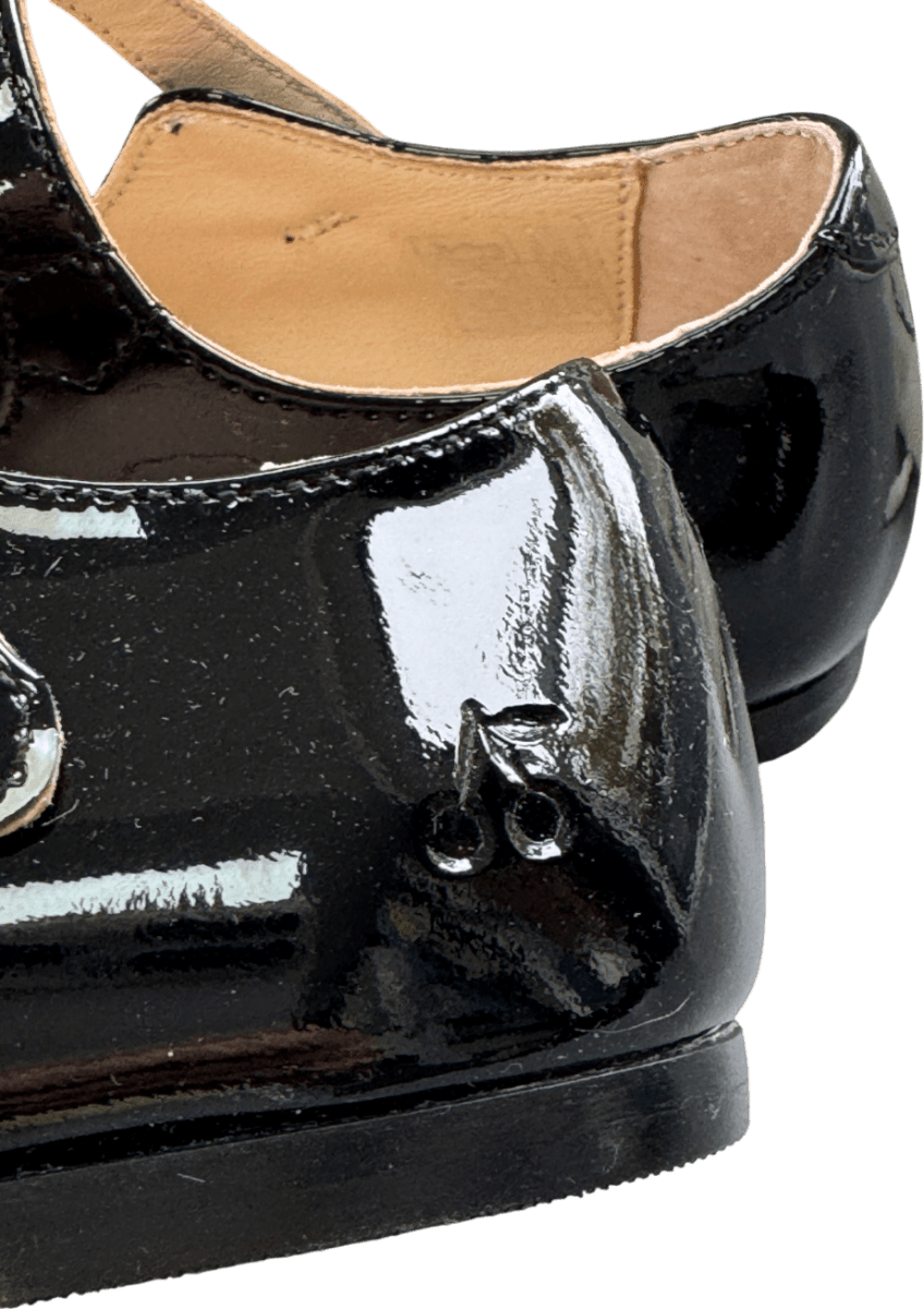 Bonpoint Belinda Leather Mary Janes - Black Patent Leather UK 9.5 EU 27 👼 - Reliked
