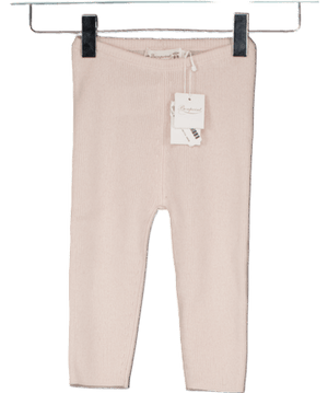 Bonpoint Blush Pink 100% Cashmere Leggings 3-6 Months