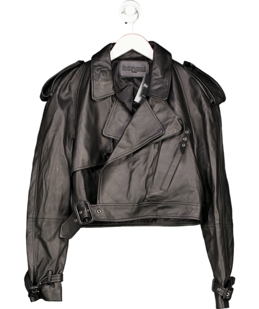 bonsai BY ASH Jojo Leather Shorty | Bonsai Black UK XS - Reliked