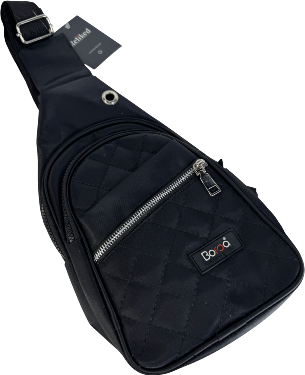 Borsa Black Chest & Crossbody Bag - Reliked