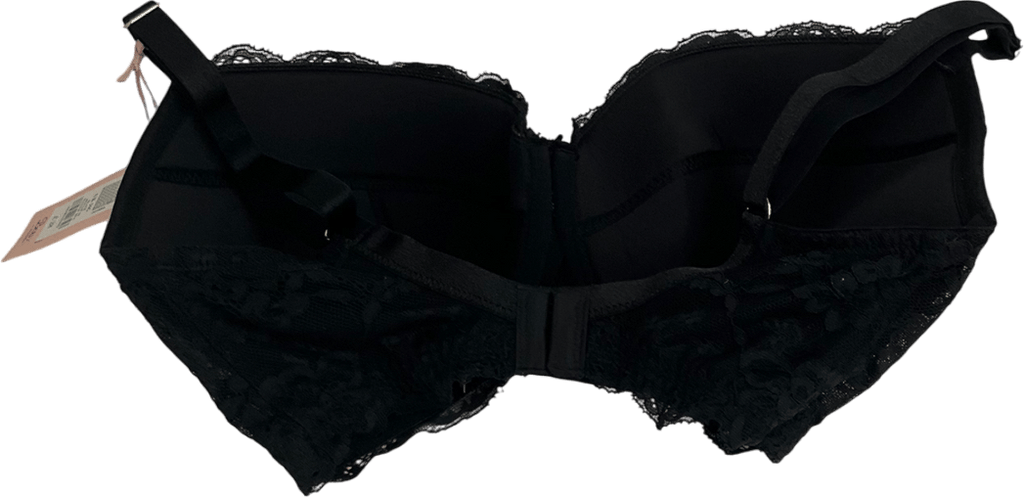 boux avenue Black Mollie Plunge Bra UK 34G - Reliked