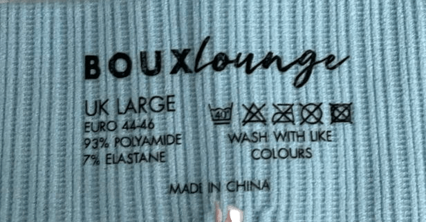 boux avenue Blue Nursing Ribbed Seamless Lace Trim Bralette &seamless Lace Trim Briefs UK L - Reliked