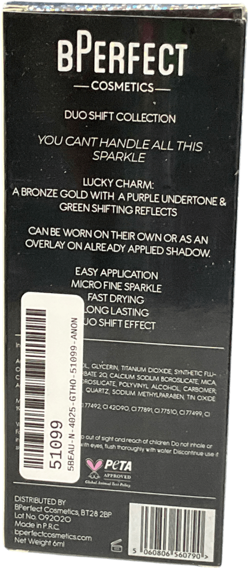 bperfect Glamour Glitter Liquid Eyeshadows 6ml 6ml - Reliked