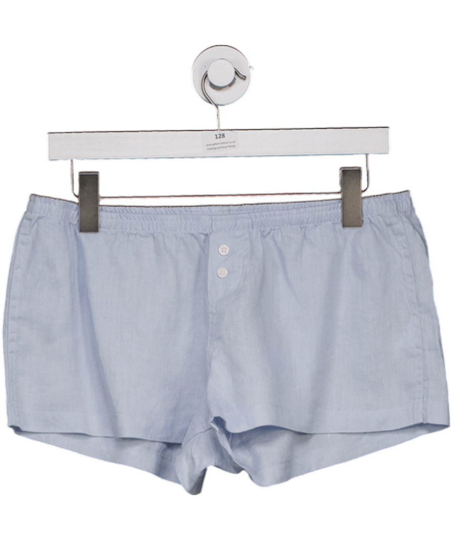 Brandy Melville Blue Keira Pajama Shorts One Size - Reliked