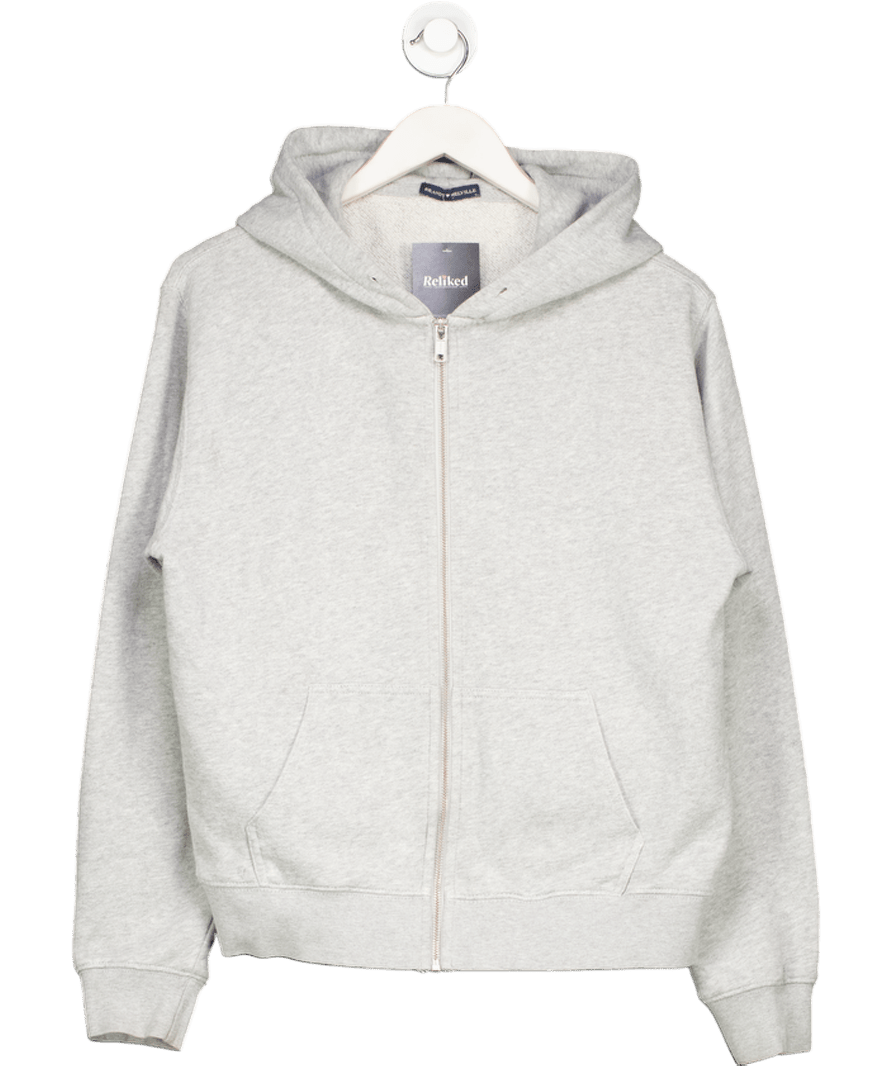 Brandy Melville Grey Christy Hoodie One Size - Reliked