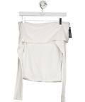 Brandy Melville White Off The Shoulder Crop Top UK S/M - Reliked