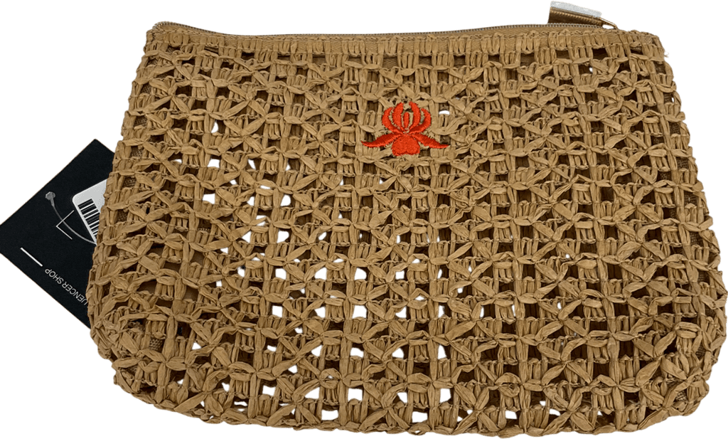 Brown 100% Paper Makeup Bag One Size - Reliked