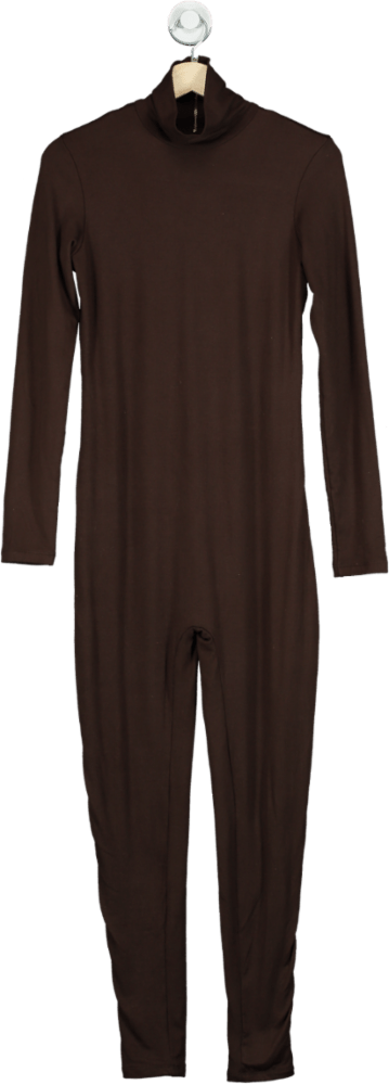 Bumpsuit Brown Long Sleeve Bodysuit UK M - Reliked