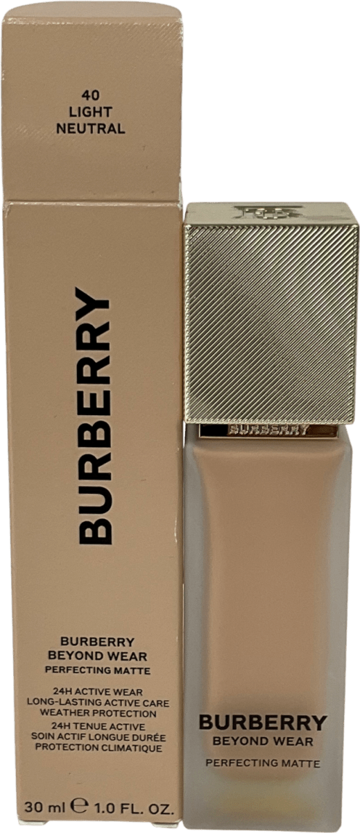 Burberry Beyond Wear Perfecting Matte Foundation 40 30ml - Reliked