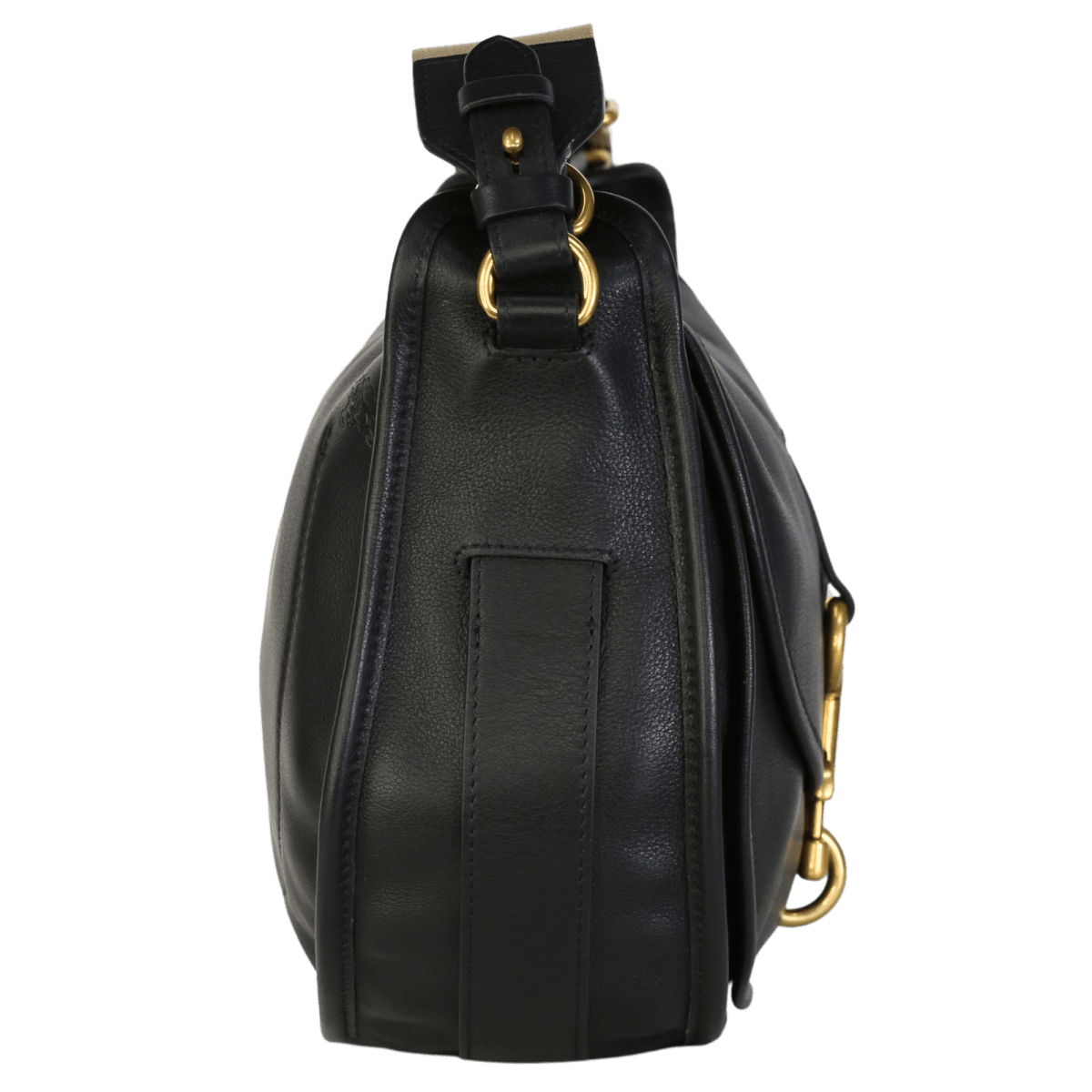 Burberry Black Small B Clip Messenger Bag - Reliked