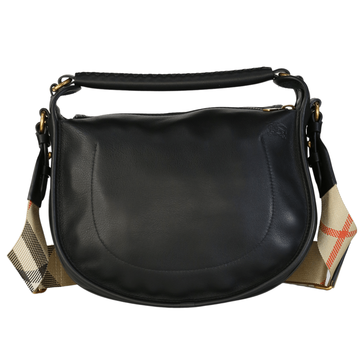 Burberry Black Small B Clip Messenger Bag - Reliked