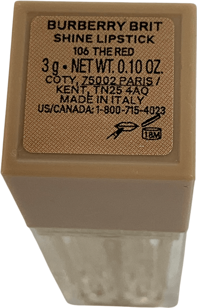 Burberry Brit Shine Lipstick - 106 The Red 3g - Reliked